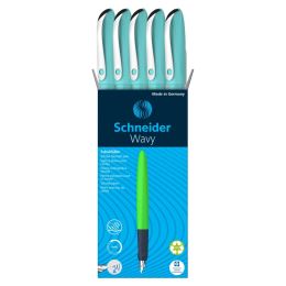 Schneider töltőtoll Wavy türkiz (2)