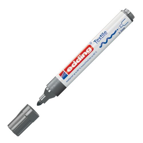 Textil marker Edding 4500 szürke