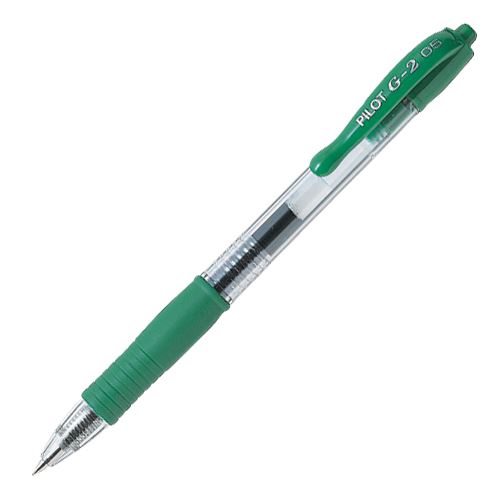 Roller zselés PILOT "G-2" zöld 0,5 mm