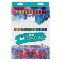 36 darabos M&G akril festék készlet, 12 ml
