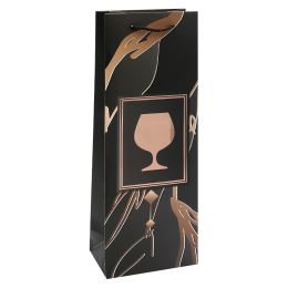 Darčeková taška na fľašu H984, 12 x 9 x 35 cm (3)