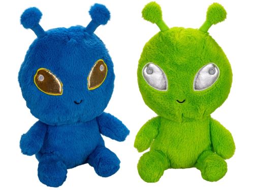 Alien plüss 25cm ülő 2 színben 0m+