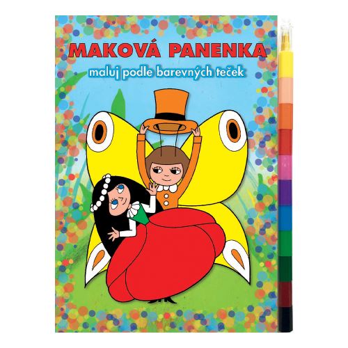 A Kisvakond kifestő - rajzolj a színes pontok alapján + maxi zsírkréták