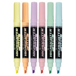 6 db szövegkiemelő készlet CENTROPEN 8542 FLEXI PASTEL (1)