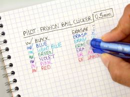 Roller zselés PILOT Frixion Clicker 0,5 fekete