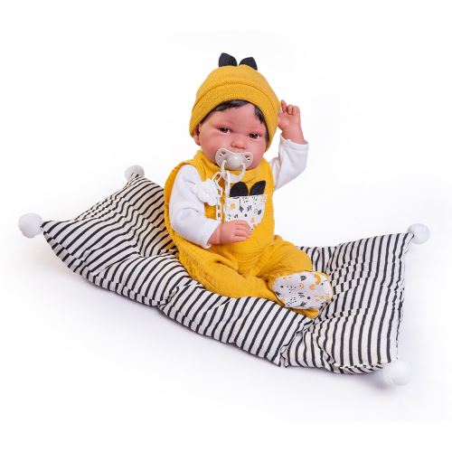 Újszülött Pipo baba nagy párnával, 42 cm