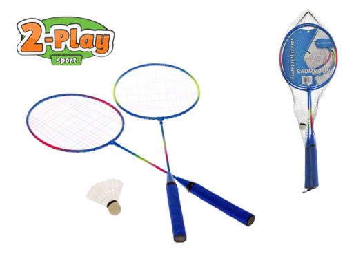 Gametime tollaslabda ütők 62,5 cm 2 db tollaslabda kosár a hálóban
