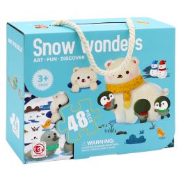 Gyermek kirakós 50 x 34 cm (48 darab) - Snow Wonders (1)