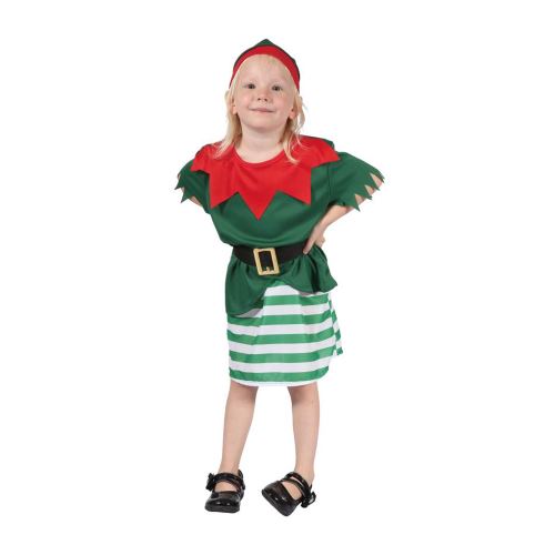 Detský kostým Malý škriatok (blúzka, sukňa, opasok, klobúk)