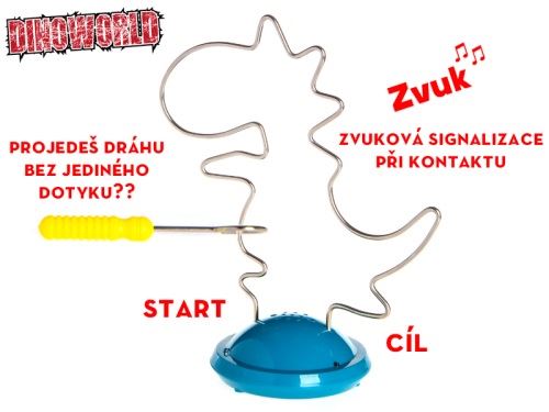 Elemes Dinoworld dinoszaurusz fejtörő, fénnyel és hanggal 18x21cm dobozban