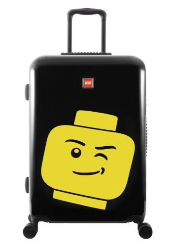 LEGO Luggage ColourBox Minifigure Head 24" - Fekete