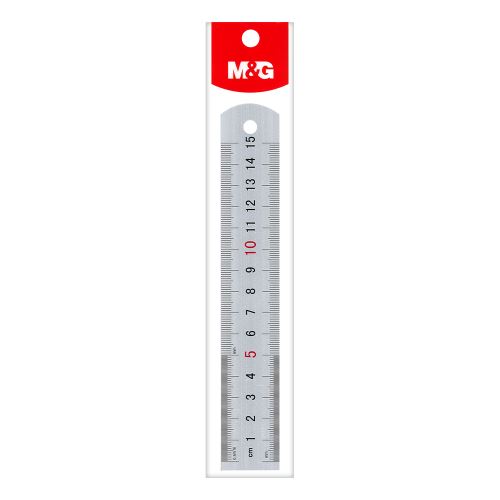 M&G vonalzó 15 cm, alumínium