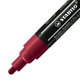 Akril filctoll STABILO FREE Acrylic T300 Kerek hegyű  2-3 mm - bíbor (1)