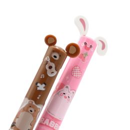 Golyóstoll M&G 0,7 mm Soft Animals 2 színű (kék és piros töltény) (2)