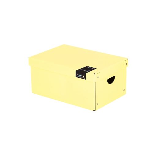 Krabica lamino 35,5x24x16 cm PASTELINI žltá