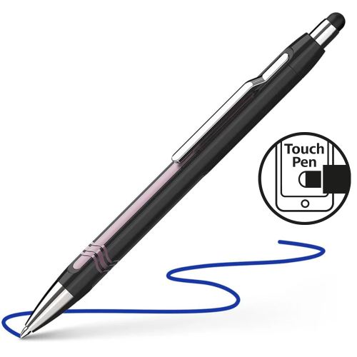 Golyóstoll SCHNEIDER Epsilon Touch, fekete-rózsaszín 0,7 mm érintőkészülékekhez