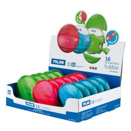 Radír  + Hegyező MILAN Bubble mix (1)