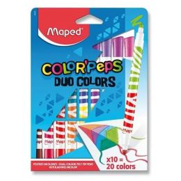 MAPED "COLOR`PEPS DUO", 10 db = 20 szín