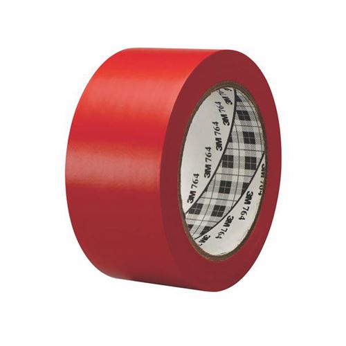 Ipari jelzőszalag 50 mm x 33 m, 3M, piros