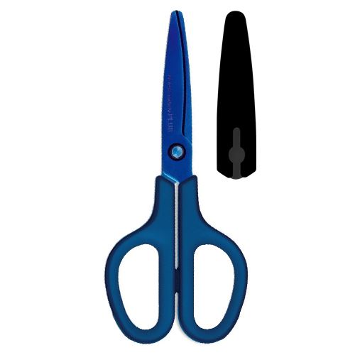 Nožnice PLUS SC-175T titánové modré, 7" 174 mm