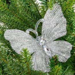Függő dekoráció pillangó 11 cm / 2 db