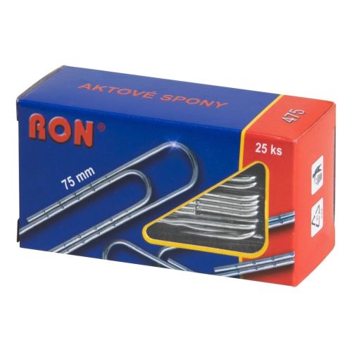 Spony kancelárske RON 75 mm (25 ks)