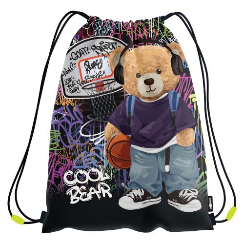 JUNIOR S8 nyomtatott pelenkázótáska - Cool Bear