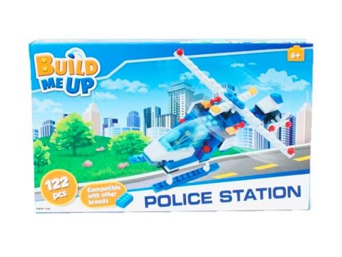 BuildMeUp építőjáték - Police station 122 db a dobozban