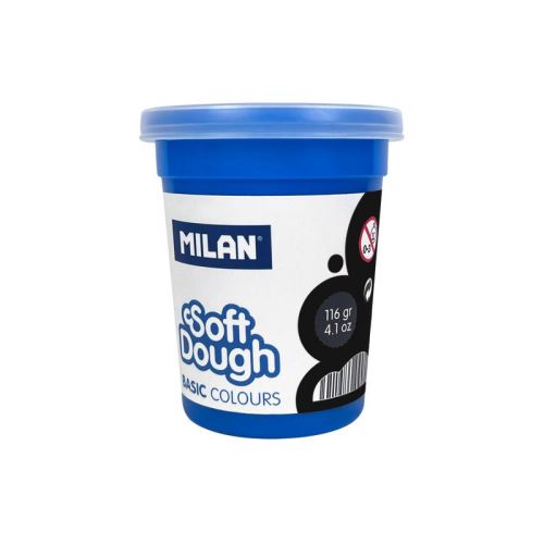Plastelína MILAN Soft Dough čierna 116g /1ks