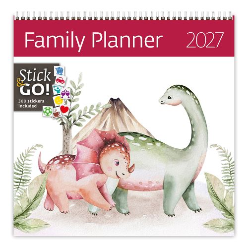 Nástenný kalendár 2027 Family Planner