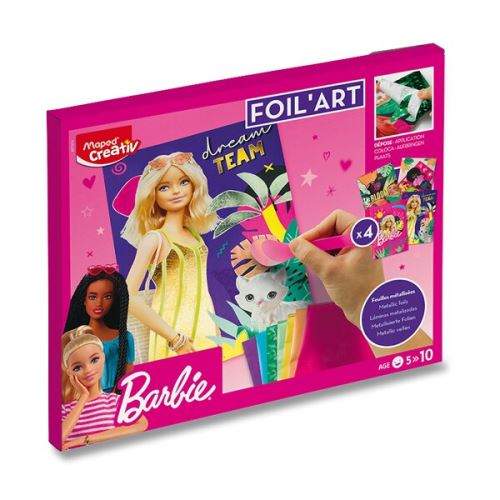 Kreatívna súprava MAPED Foil´Art Barbie