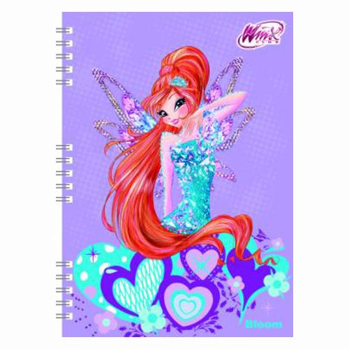 Jegyzetfüzet A5 Akim spirálkötéssel - Winx Club Bloom