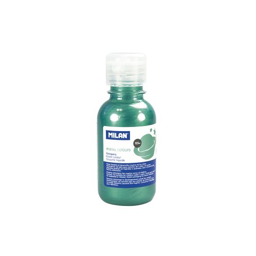 Tempera 125ml metál zöld