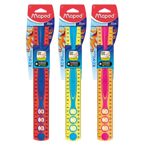 MAPED Kidy Learn Concentration 30 cm-es vonalzó, színkombináció, színkeverék