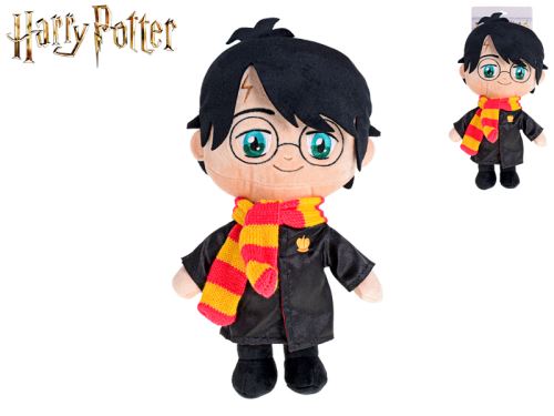 Harry Potter plüssfigura, 31 cm, álló sállal  0+ korosztály kartonlapon