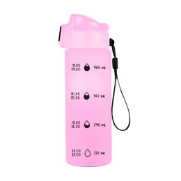 Palack OXY CLiCK 600 ml PASTELINI - rózsaszín (1)