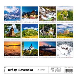 2027-es falinaptár: Szlovákia szépségei (2)