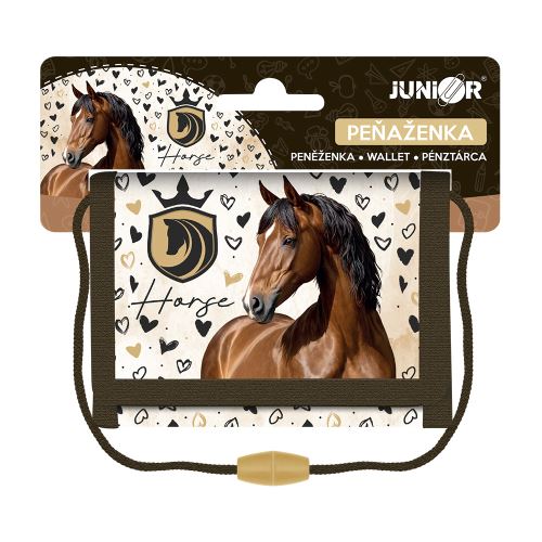Gyerekek textil pénztárca JUNIOR S9 - Horse