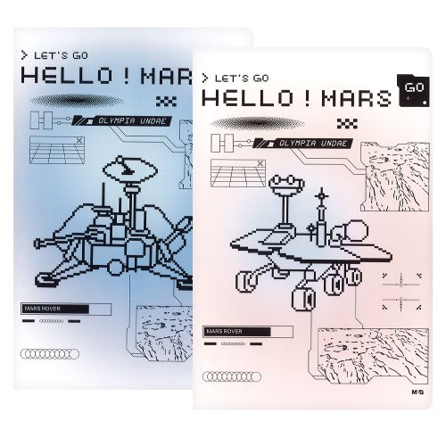 Notebook A5 M&G Hello! Mars - bélelt, 24 lapos, mix