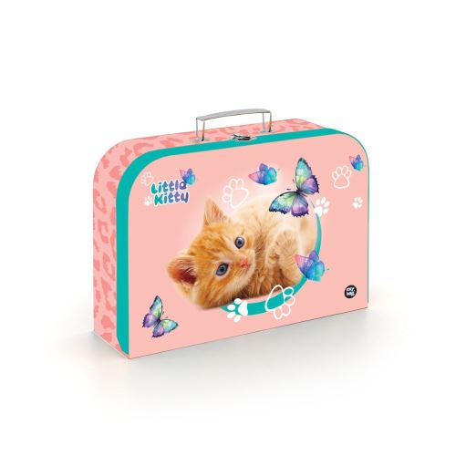 Gyermek laminált aktatáska 34 cm - Macska