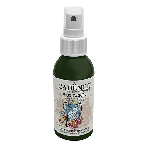 Textil spray festék Cadence, sötét. zöld, 100 ml