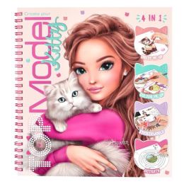 Kreatívny zošit Top Model so samolepkami - Kitty