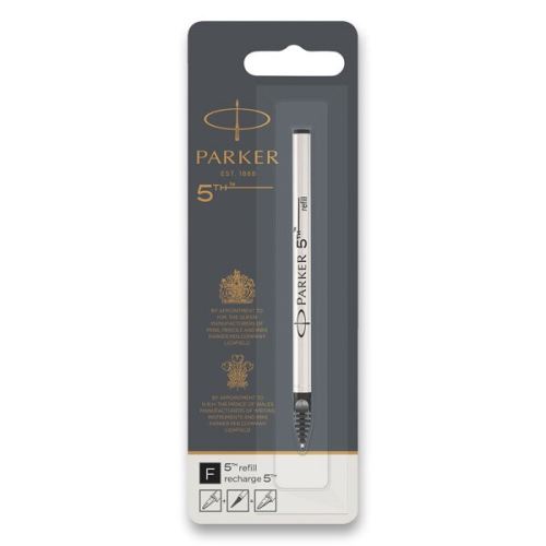 Náplň Parker 5TH - čierna F (0,5 mm) blister