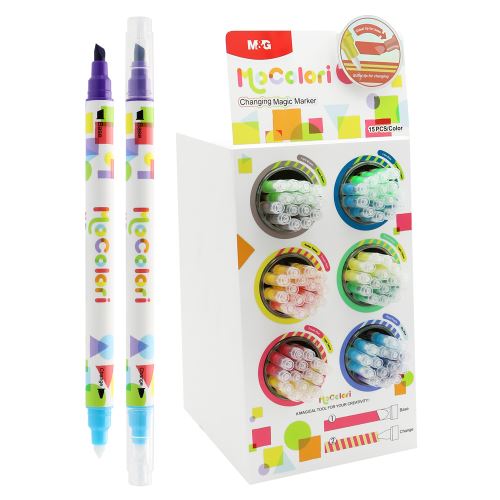 M&G kétoldalas filctollak MoColori változó filctoll (180 db) (1)