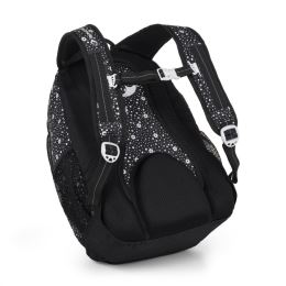 Iskolai hátizsák BagMaster SUPERNOVA 24 A - fekete-fehér (1)