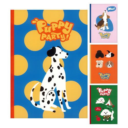 Füzetbe bélelt B5 M&G Puppy Party! (4 minta)