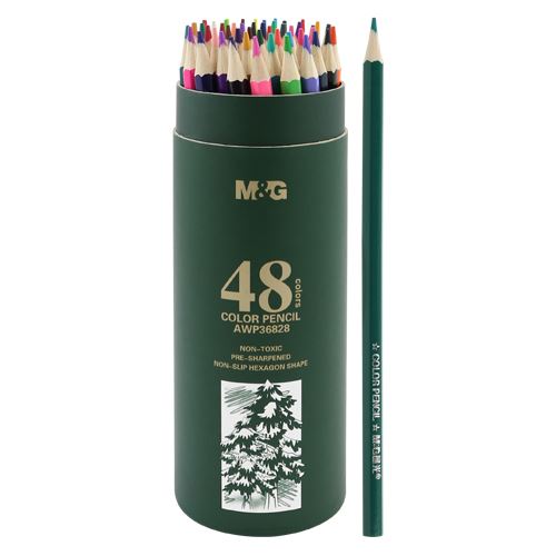 48 db színesceruza készlet tokban M&G