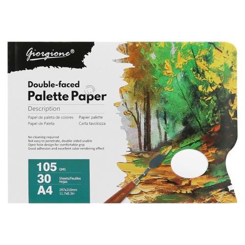 Festőpapír A4, kétoldalas, 30 lap, 105g/m2