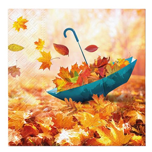 PAW L szalvéta 33x33 cm Umbrella leaves