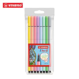 STABILO Pen 68 PASTEL markerek, 8 db-os készlet